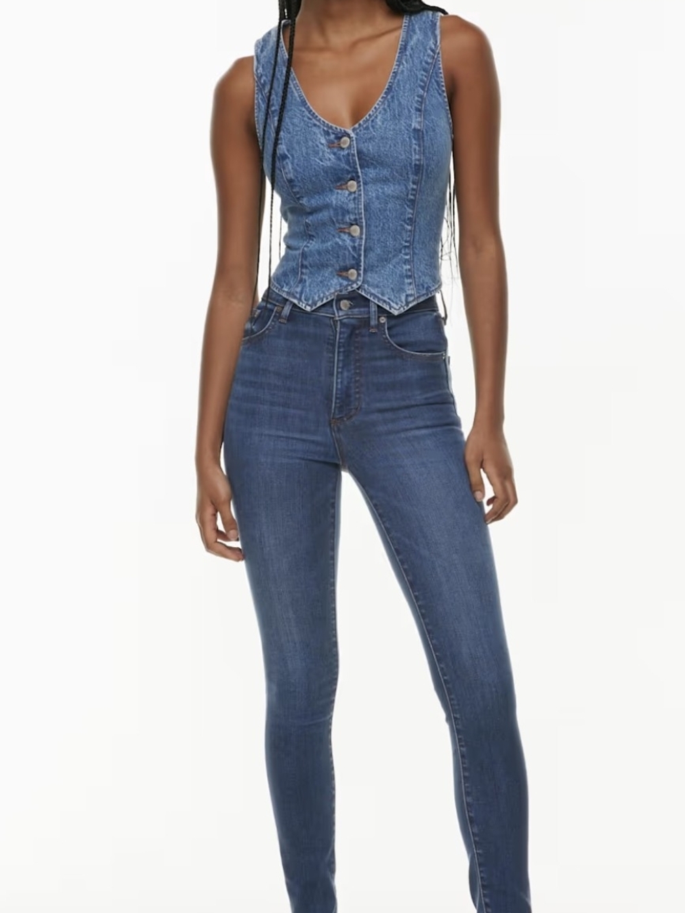 The Lola Hi-Rise Skinny Jean Cropped